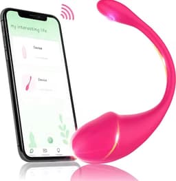 Vibrerend Ei voor Clit & G-spot met App besturing - Clitoris Satisfyer - Sex Toys voor Koppels - Vibrator - Roze - Vibrators voor Vrouwen - Seks Speeltjes voor Koppels — thumbnail 1