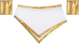 Erotische rollenspel ondergoed heren - Open kruis - Lingerie set met armbandjes - Sexy onderbroek - Stretch - Penis hangt vrij — thumbnail 4