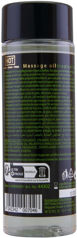 Hot - Vanilla 100ml Massage olie - Transparant — thumbnail 2