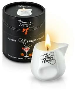 Plaisir Secret - Massagekaars Daiquiri Aardbei 80 ml — thumbnail 4