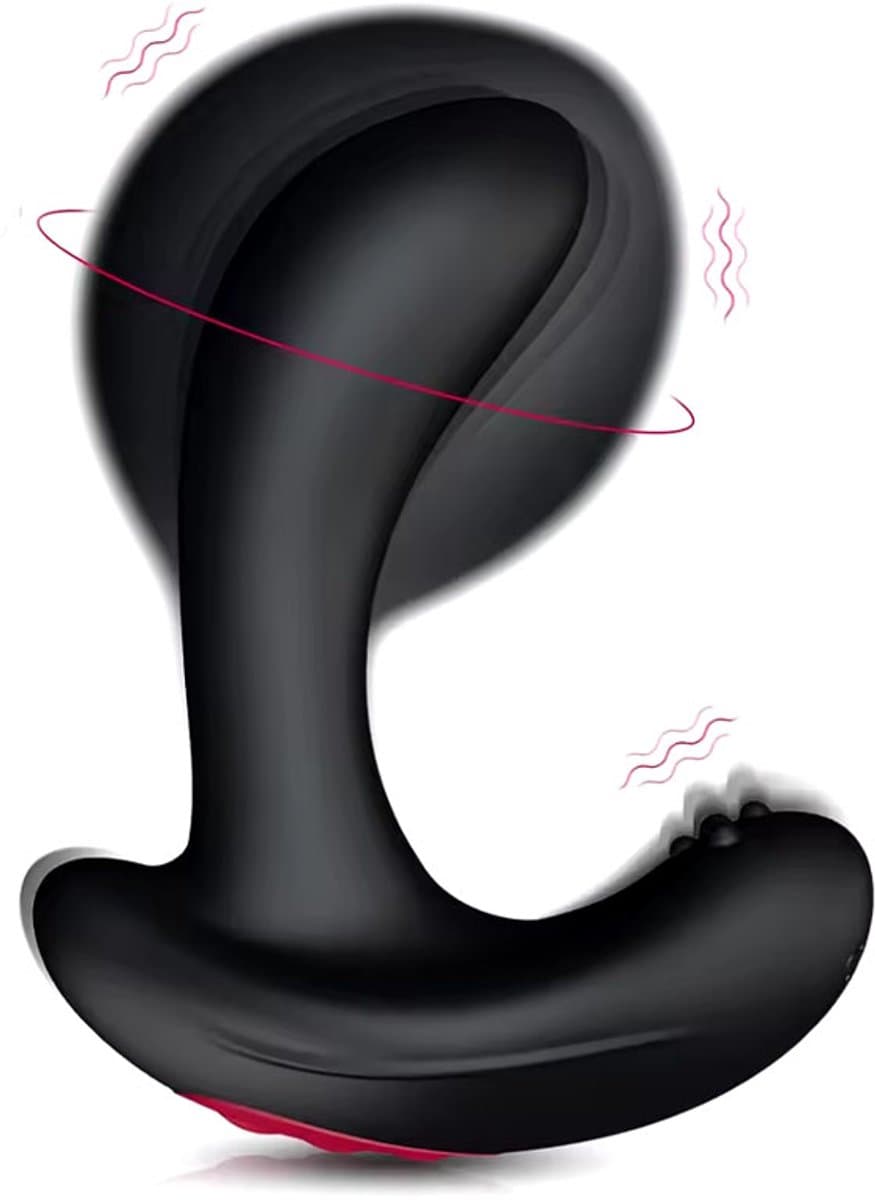 Grote anale opblaasbare vibrator - Buttplug mega - Prostaat - Remote control — afbeelding 1