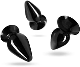 Anaal Plug Set - Zwart — thumbnail 3