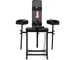 XR Brands AH155 - MS Obedience Chair with Sex Machine - Black