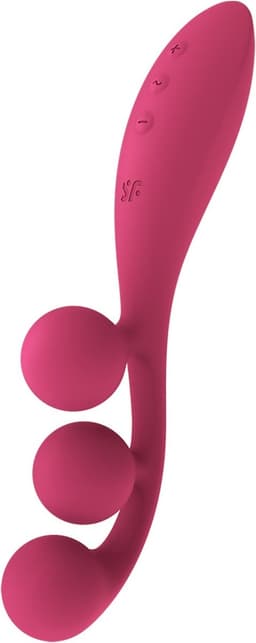 Satisfyer 'Tri Ball 1', 20,5 cm, oplegvibrator, 3 motoren — thumbnail 6