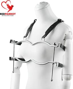 Borsten bondage met Anale haak - BDSM - Crusher - Harnas - Verstelbaar - One size — thumbnail 2