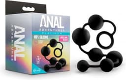 Anal Adventures Platinum - Siliconen Anaal Kralen - Large — thumbnail 2