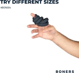 Boners - 6 Delige Cockring Set - Penisring Set voor Mannen - Extra Stimulatie - Buttplugs - Buttplug Set - Anal Plug - Sex Toys voor Mannen - Seksspeeltjes - Penisring - Cockringen - Grijs — thumbnail 14