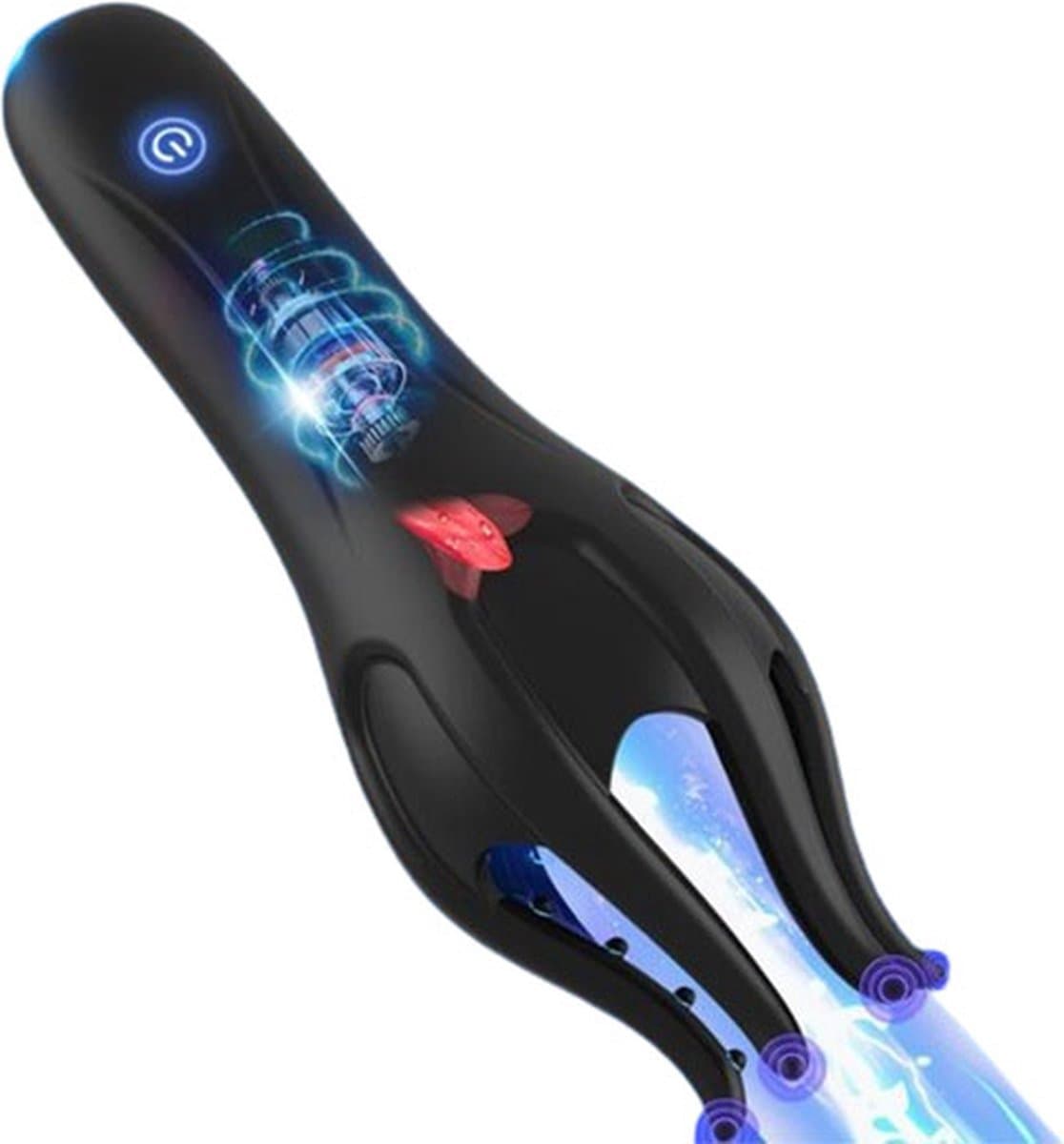 360 Graden eikel stimulator - Vibratie Octopus - Likken en vibreren - 15 verschillende standen - Langere erectie -Hevigere orgasmes - — afbeelding 1