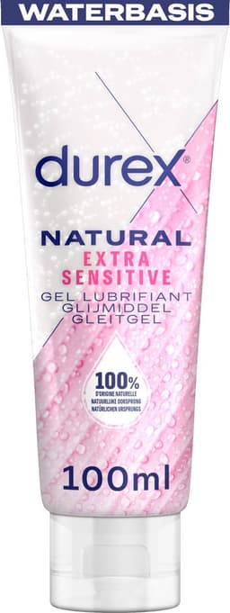 Durex Glijmiddel Natural - Extra Sensitive  - 100% natuurlijk - 100ml — thumbnail 1