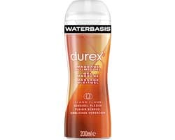 Durex Massage Olie en Glijmiddel 2-in-1 - Sensual met Ylang Ylang - waterbasis - 200 ml