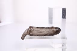 Power Escorts Penis Sleeve - Formaat 11.5 cm - Diameter 3.5 cm - Zwart — thumbnail 2