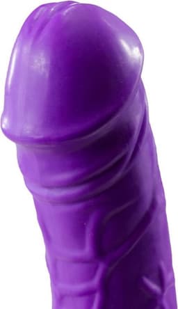 You2Toys – Giant Lover XXL Vibrator met Aders en Verdikte Eikel – 33 cm – Paars — thumbnail 3