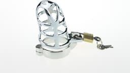 Chastity Cage - kuisheidskooi - voor mannen - stainless steel - Prolink Novelties® nr. 2 — thumbnail 3