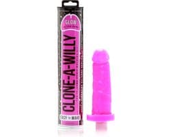 Clone A Willy Kit Dildo Glow In The Dark - Roze