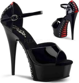 EU 39 = US 9 | DELIGHT-660FH | 6 Heel, 1 3/4 PF Close Back Sandal — thumbnail 1