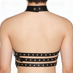 BDSM Harnas Top - Bh - Leder look - Dames Lingerie — thumbnail 4