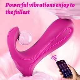 Onzichtbaar vibrerend ei voor vrouwen, op afstand bedienbaar via een app, draagbaar, clitorale en anale stimulatie, seksspeeltje voor volwassenen. — thumbnail 6