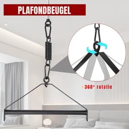 VIN® Sex Schommel - Sex Swing Extra Stevig – Seksschommel Met Accessoires – Seksspeeltjes voor Koppel – Seks Schommel BDSM – Erotiek Toys - Sex Sling – Love Swing – Discreet Verpakt – Zwart — thumbnail 4