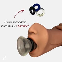 Pillow Pleasure® Olivia - 3-in-1 Pocket Pussy Basisbundel - Realistische Masturbator met Vagina, Mond & Anus - Inclusief Glijmiddel & Accessoires - Sexpop - Zelf aftrekken - Kunstvagina — thumbnail 6