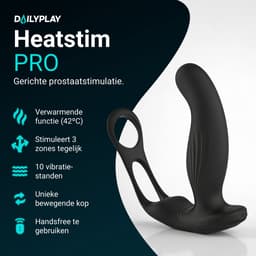 Dailyplay Prostaat Vibrator met Cockring – Verwarmende Anaal Stimulator met Afstandsbediening – Buttplug Dildo Vibrator – Sex Toys voor Mannen & Koppels – Anale Seks Speeltjes — thumbnail 7
