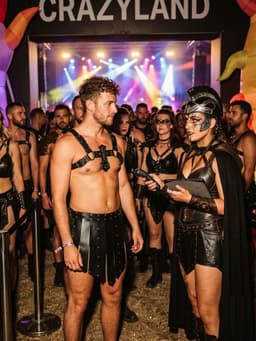 Gladiator Rok Mannen Zwart – PU Leren Festival & Fetish Outfit – Kinky Clubwear Heren – Wasteland B.I.T.C.H. Toxic Kleding — thumbnail 5