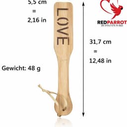 Single Paddle Zweep - BDSM - Hout - Love - Spanking — thumbnail 3