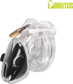 Brutus - Volt Cage - Electro Chastity Cage Kuisheidskooi - Clear — thumbnail 1