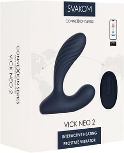 SVAKOM - Vick Neo 2 - Prostaat Vibrator, App Besturing - Marine Blauw — thumbnail 4