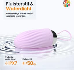 PureVibe® JoyBullet - Vibrerende eieren - Draagbare vibrerend ei met afstandsbediening - 10 vibratiestandjes - sex toys voor vrouwen en koppels - vibrators - vibrator - Erotiek - Seksspeeltjes — thumbnail 3