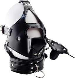 BNDGx® - Extreme BDSM Masker - Nep Leer - Met Gag - SM — thumbnail 3