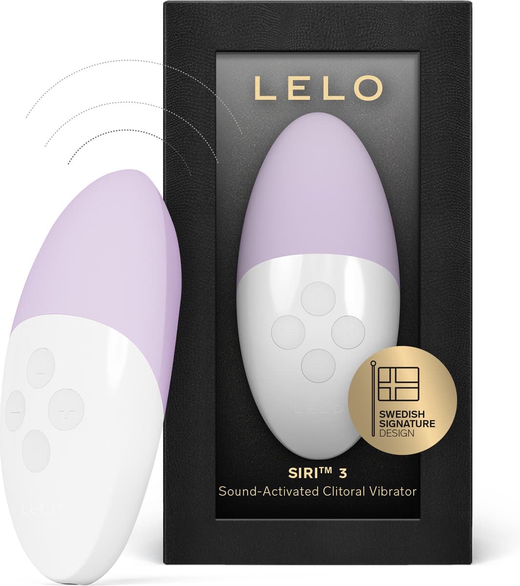 LELO SIRI 3 – Mini Vibrator – Geluidsgeactiveerd – 8 Genotsinstellingen – Calm Lavender — afbeelding 1