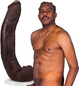 Dredd Realistic Ultraskyn Dildo 13.5 / 34 Cm Chocolate — thumbnail 4