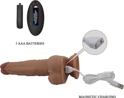 Pretty Love - Jonathan - Stotende Vibrator die levensecht aanvoelt - Medium Huidskleur — thumbnail 4