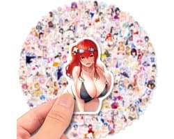 200 Erotische hentai stickers - Stickerset Anime - Volwassenen - Sexy - BDSM - 4-8CM