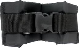 Zachte bondage handboeien - Dwangbuis - BDSM - Verstelbaar - Zwart - One size — thumbnail 3