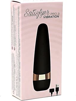 Satisfyer Pro 3 Plus Vibration, drukgolven en vibratie, 2 gescheiden motoren, accutechnologie, waterdicht — thumbnail 11