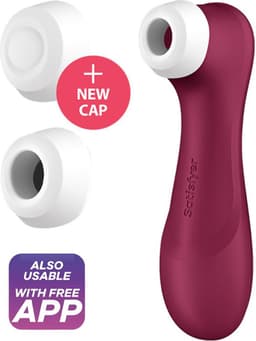 Satisfyer, vibrator, drukgolfvibrator, 'Pro 2 Generation 3 Connect App', 16,5 cm, Liquid Air-technologie, incl. extra opzetstuk, 2 apart regelbare motoren, app-gestuurd — thumbnail 17