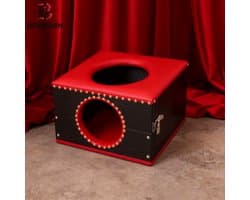 Naiz - Facesitting device - Bondage - SM - Adult - Seks stoel - Erotisch - Zwart/Rood