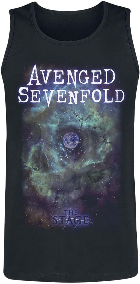 Herentop Zwart - Mannen Tanktop - Muziek Festival - Officieel Gelicentieerd - Zwart — afbeelding 1