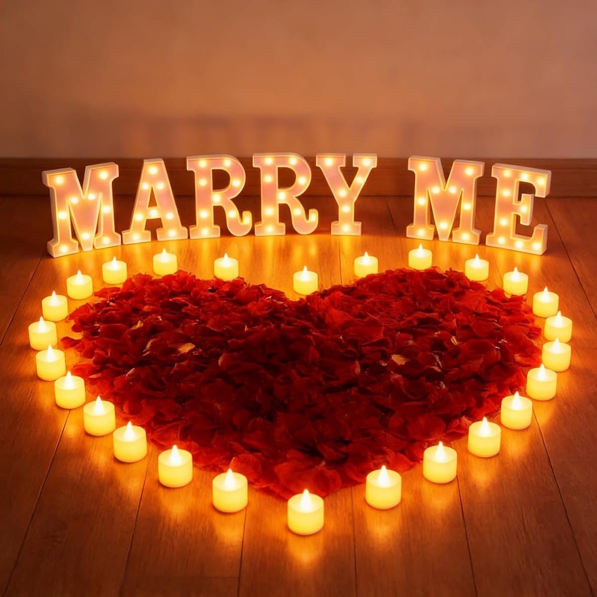 Huwelijksaanzoek Decoratie - Romantische Set - Speciale Gelegenheid - 2031 Delige Set - Grote Verpakking - I Love U — afbeelding 1