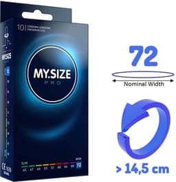My.Size Pro Condooms - 72 mm 3 stuks — thumbnail 5