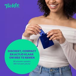 Tickle Toys Tiny Tease - Mini Luchtdruk Vibrator - 3 Opzetstukken - Oplaadbaar en Fluisterstil - Sex Toys voor Vrouwen - Clitoris Stimulator - Seksspeeltjes - Cadeau voor Vrouwen - 5 Intensiteitsniveaus - Blauw — thumbnail 3