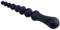 NMC 8.5 inch geribbeld siliconen Anal bal Beads Anale kralen - Zwart - 24.2 cm — thumbnail 4