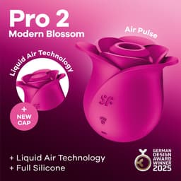 Satisfyer Pro 2 Modern Blossom | 6,5 cm | Liquid Air Technologie | Air Pulse Vibrator | 11 drukgolfprogramma's | Oplaadbare batterij | Waterdicht (IPX7) | Huidvriendelijke siliconen — thumbnail 13