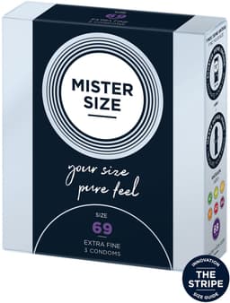 MISTER SIZE 69 Ultra Dunne XXXL condooms (3 pack) — thumbnail 7