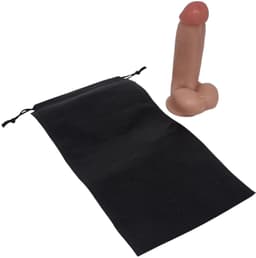 Sensationsdeluxe - Realistische Dildo met Balzak - 15 cm - Dildo met Zuignap - Beige - Sex speeltje voor Mannen Anaal - en voor Vrouwen en Man — thumbnail 1
