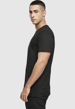 Heren T-Shirt Zwart met Opvallende Opdruk Comfortabel Katoen — thumbnail 3