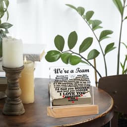 Romantisch Cadeau voor Haar en Hem - Team Tekst Bureau Decoratie — thumbnail 4