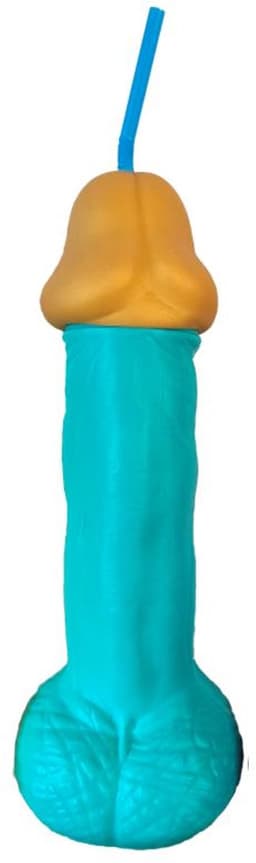Blauw Penisvormig Partyglas — thumbnail 2