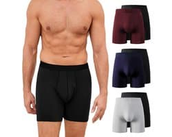 Boxer Shorts Heren - Onderbroeken Bamboe - Dagelijks Comfort - 3D Pouch Ontwerp - M tot XXL